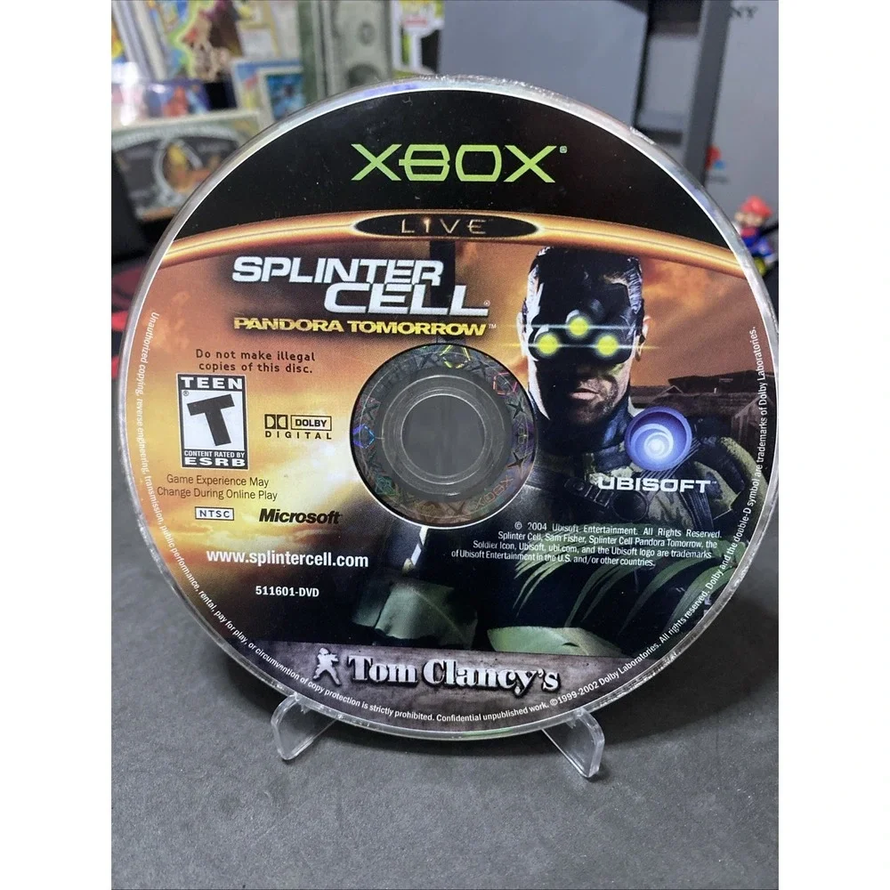 🔥 Tom Clancy's Splinter Cell: Pandora Tomorrow (OG Xbox 2004) BL VG Disc Only